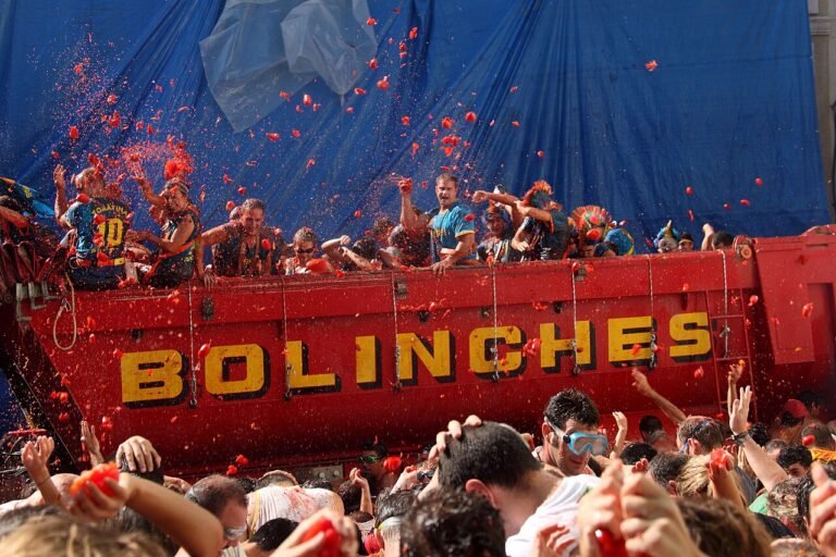 La Tomatina tomato festival, Spain