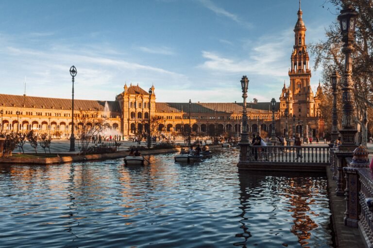Seville, Spain at golden hour