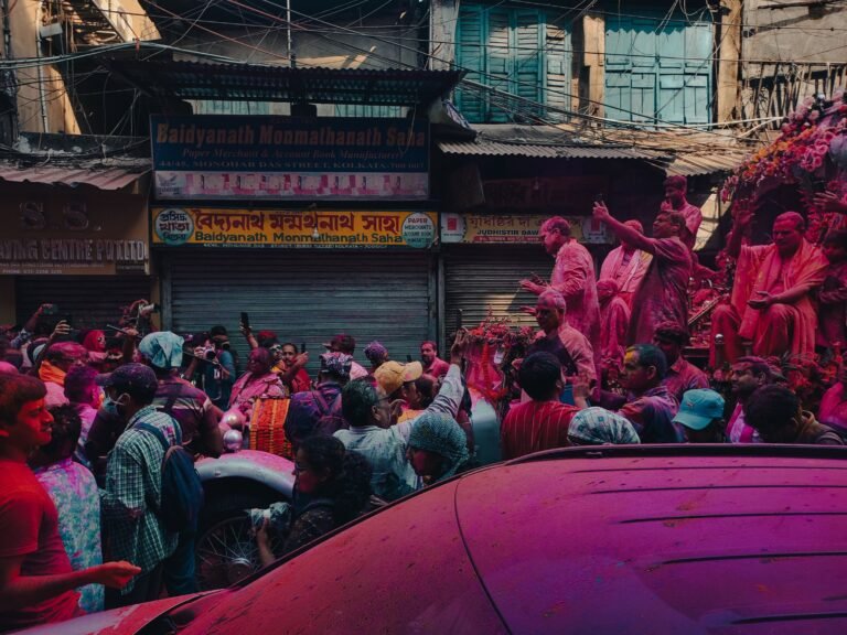 Holi festival of colors, India