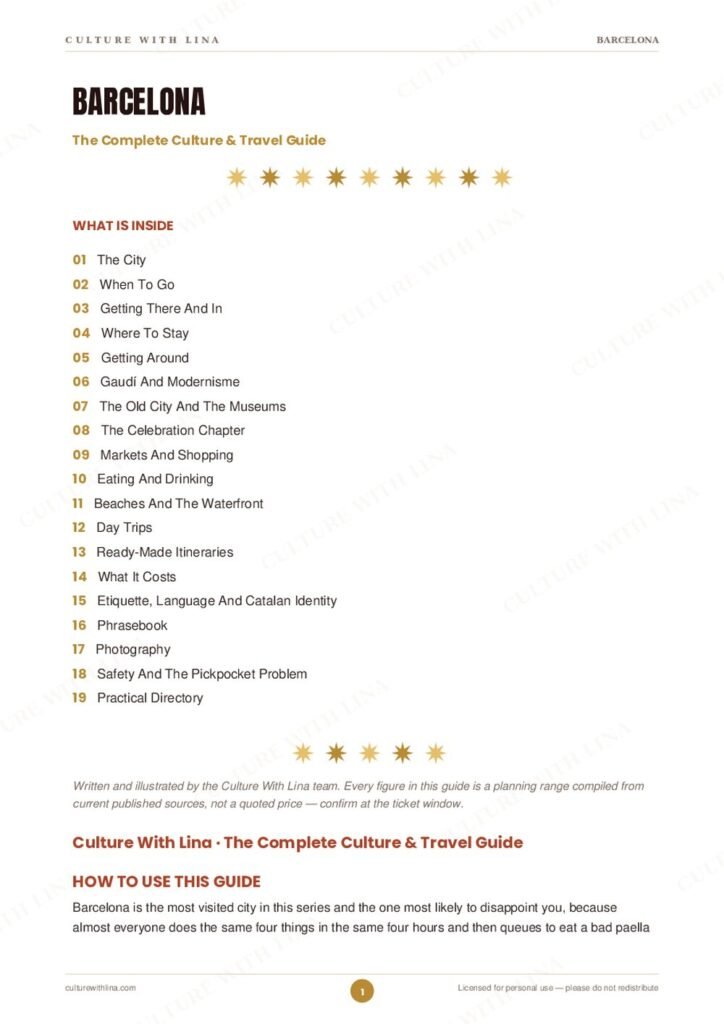 Inside the Barcelona Travel Guide PDF