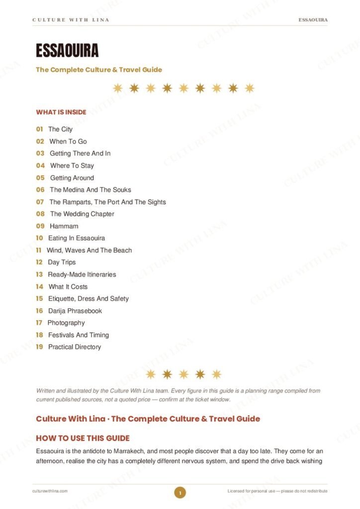 Inside the Essaouira Travel Guide PDF