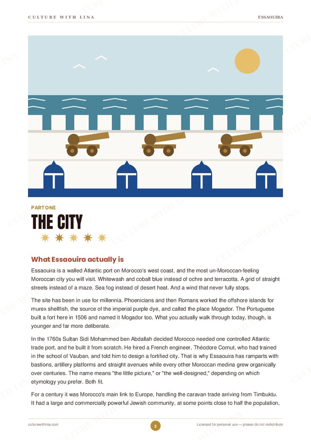 Essaouira — The Windy City | Culture & Travel Guide 3 Essaouira guide - illustrated chapter opener