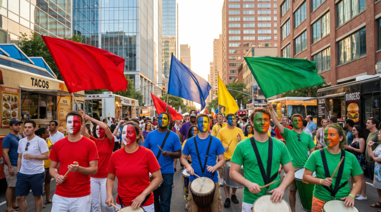 Street fan festival in a host city during the 2026 World Cup