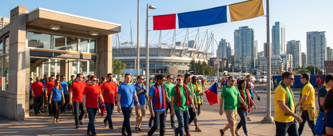 Match Day in Atlanta: Walking Into the Stadium for Morocco 1 Match Day in Atlanta: Walking Into the Stadium for Morocco