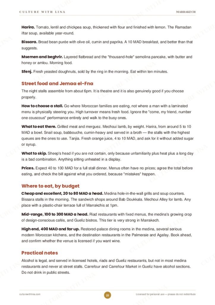 Inside the Marrakech Travel Guide PDF