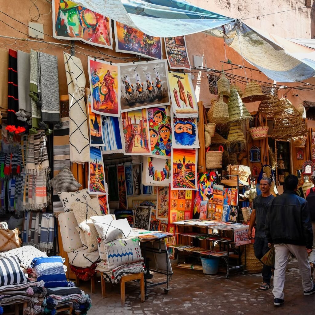 Golden hour in Marrakech with the Koutoubia minaret behind