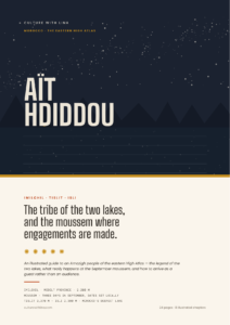 Aït Hdiddou — The Tribe of the Two Lakes guide cover