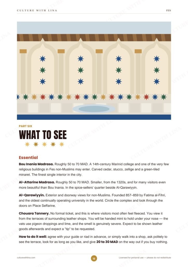 Inside the Fes Travel Guide PDF