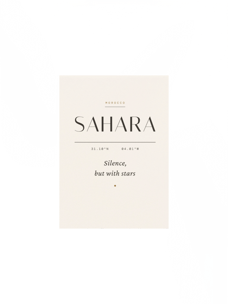 Home 27 Sahara Poster