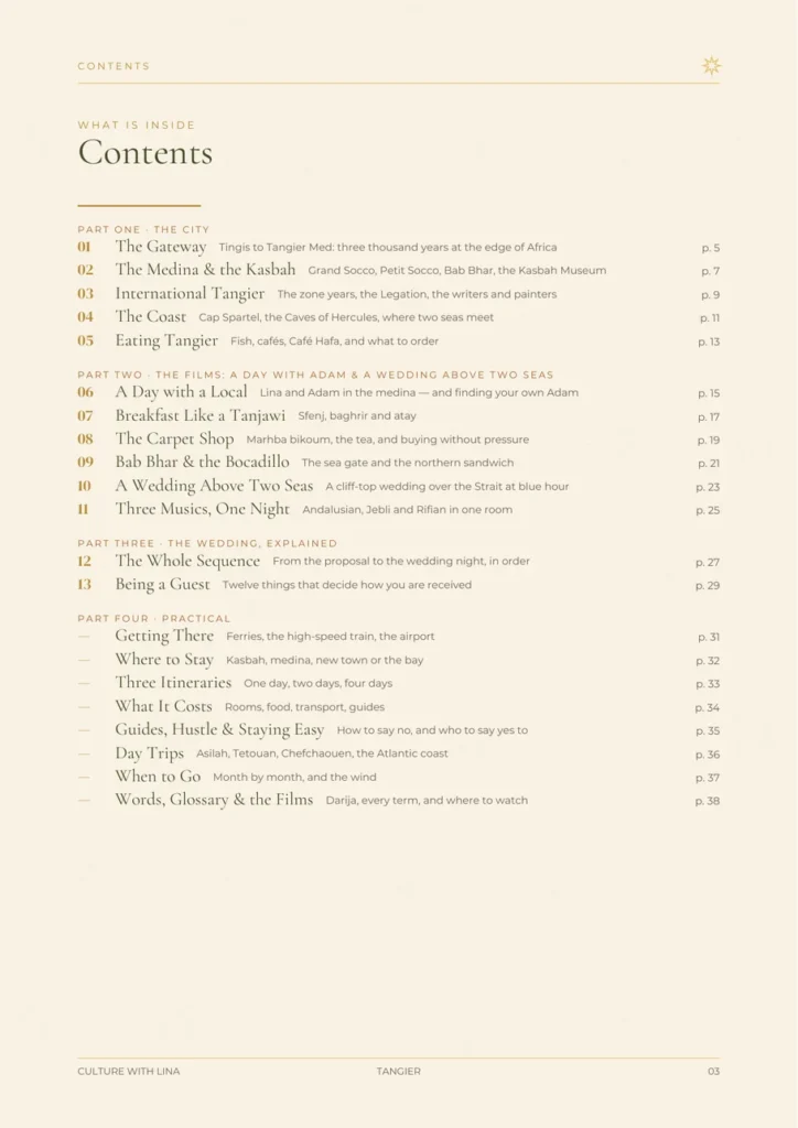 Inside the Tangier Travel Guide PDF