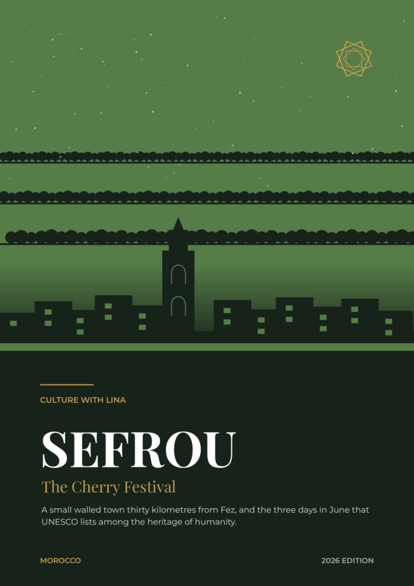 Cover of the Sefrou Cherry Festival guide